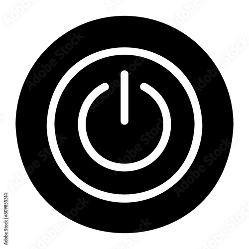 power glyph icon photo