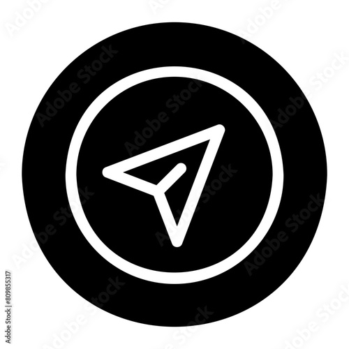 send glyph icon
