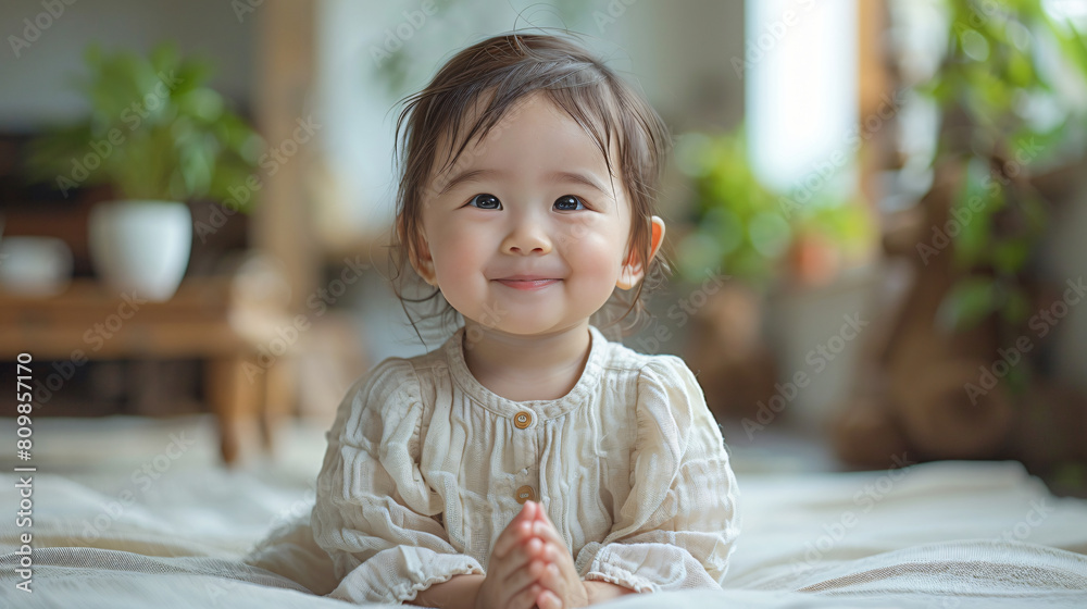 Cute smiling adorable asian baby girl. Beauty, studio, portrait, little. Cute smiling adorable asian baby girl. Beauty, studio, portrait, little.