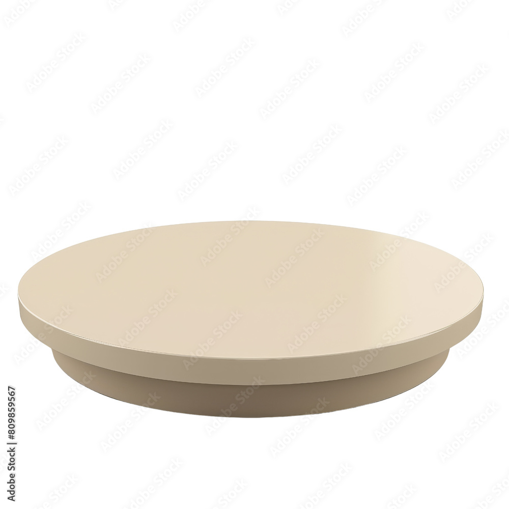 Neutral tone decorative plate, perfect for modern home styling and elegant table settings, isolated on transparent background Neutral tone decorative plate, perfect for modern home styling and elegant table settings, isolated on transparent background