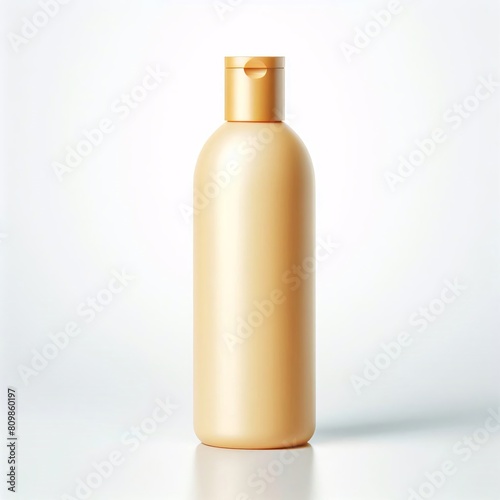 Realistic cosmetic package. Yellow blank cosmetics bottles, containers. Beauty products. Spray, soap and cream, shampoo vector blanc luxury packaging mockup