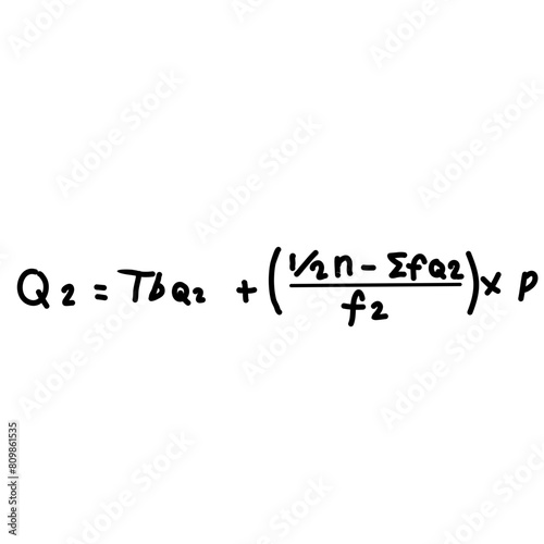 mathematical statistical formulas