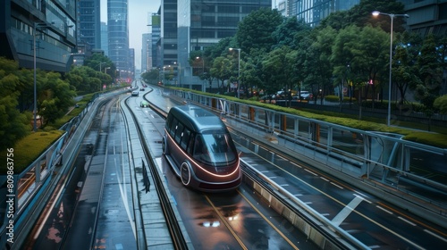 train in motion
