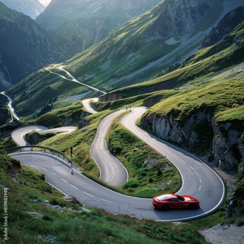 road in mountains