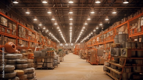 barrels in warehouse