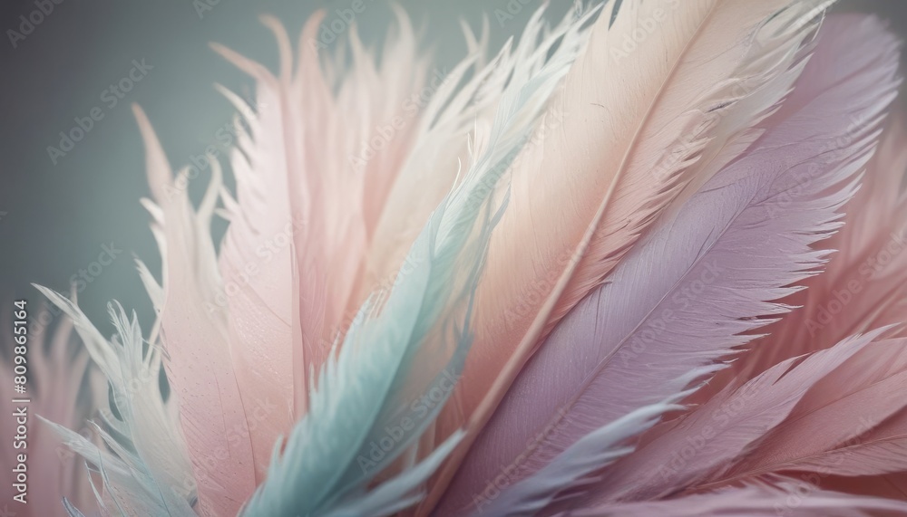 pastel colour feather abstract background pastel colour feather abstract background