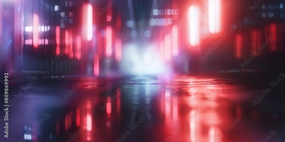 abstract background blur bokeh light street at night time with speed motion perspective, blurred thrilled, Generative Ai abstract background blur bokeh light street at night time with speed motion perspective, blurred thrilled, Generative Ai