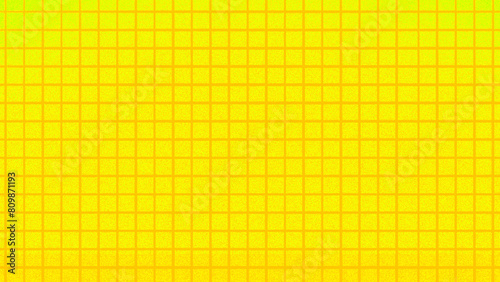 Abstract yellow background with grid lines. Yellow background for presentation.