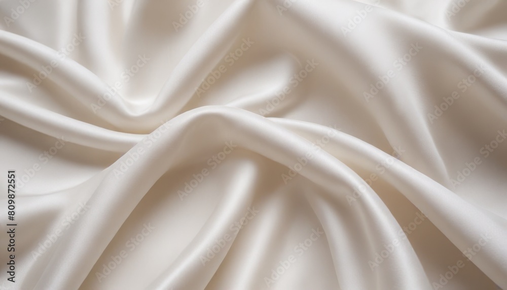 Obraz premium White silk fabric texture luxurious background