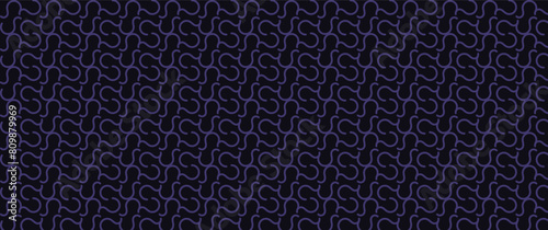 abstract wavy line seamless pattern, dark blue seamless pattern for background, cover, template