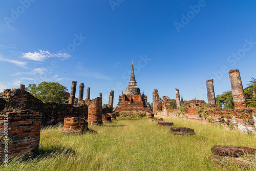 World Heritage Wat Phra Sri Sanphet at Ayutthaya, Thailand