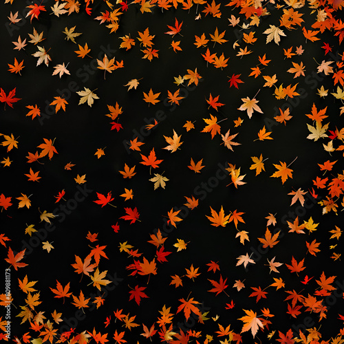 seamless pattern with leaves © Raheela