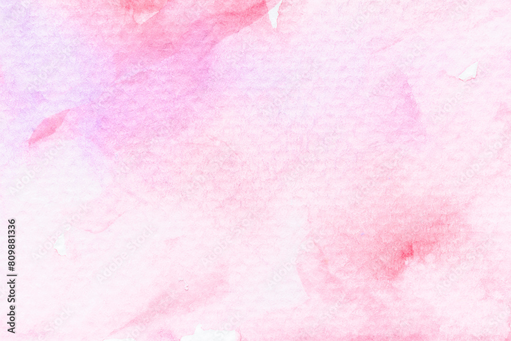 Fototapeta premium Pastel pink hand painted texture as background.