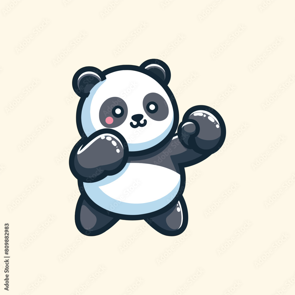 Vector panda isolated illustration Vector panda isolated illustration