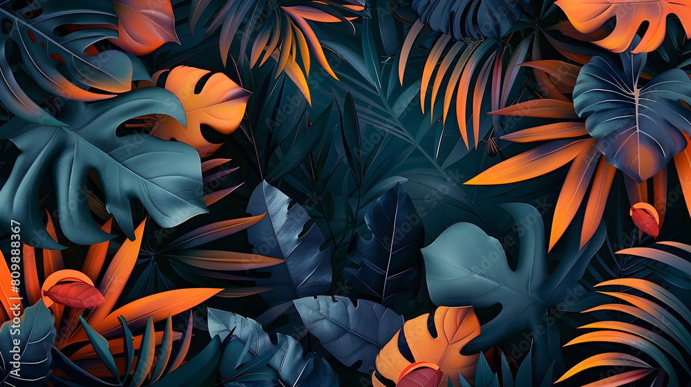 Background modern of abstract art nature pattern. Boho foliage botanical tropical leaves and floral pattern design for wall art, social media posts, and stories. Background modern of abstract art nature pattern. Boho foliage botanical tropical leaves and floral pattern design for wall art, social media posts, and stories.