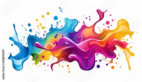 Color spectrum. Multicolor bright abstract background.