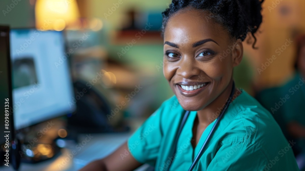 Fototapeta premium Confident and caring, she's the nurse you want on your side.