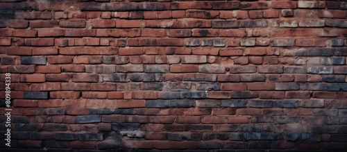 A copy space image featuring a brick wall as a background
