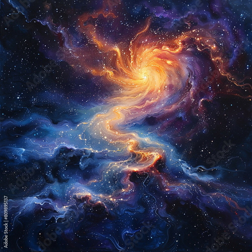 Galactic Tapestry Journeying Through the Milky Way, Stars, Nebulae and Beyond