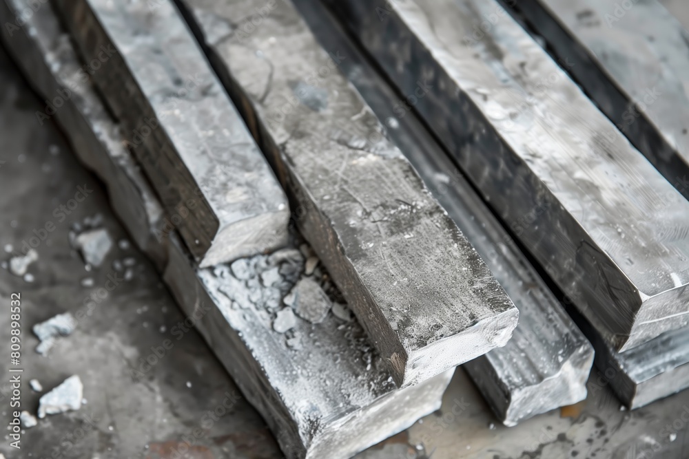 The image highlights the strong details and industrial finish of metal bars, hinting their significance in modern manufacturing The image highlights the strong details and industrial finish of metal bars, hinting their significance in modern manufacturing