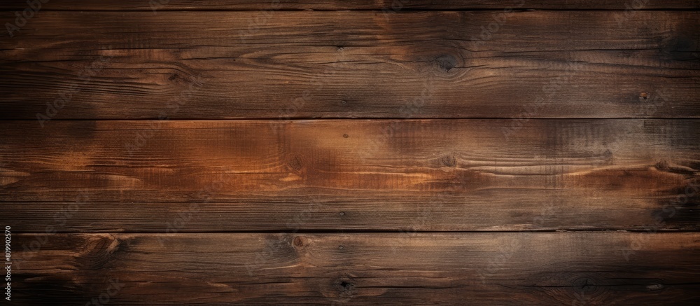 An aged dark brown wooden background with a rustic appearance creating a vintage ambiance Ample copy space for images An aged dark brown wooden background with a rustic appearance creating a vintage ambiance Ample copy space for images