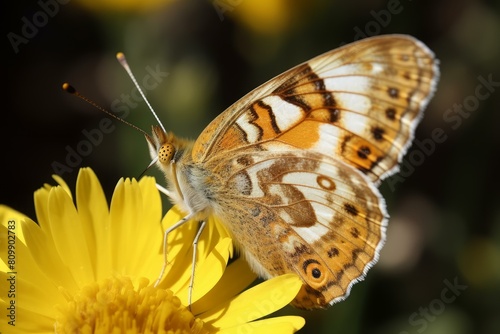 Summer butterfly. Spring nature insect. Generate Ai © juliars