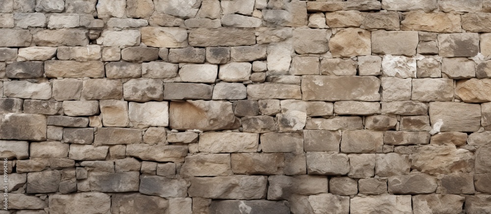 An old building s wall surface with stone texture provides an ideal backdrop for a copy space image An old building s wall surface with stone texture provides an ideal backdrop for a copy space image