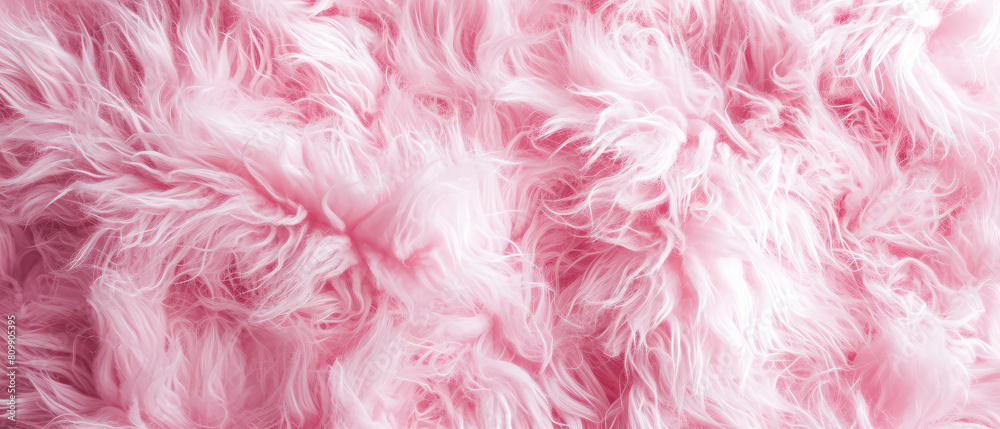 Pink Fluffy fur wool texture. Generative AI. Pink Fluffy fur wool texture. Generative AI.