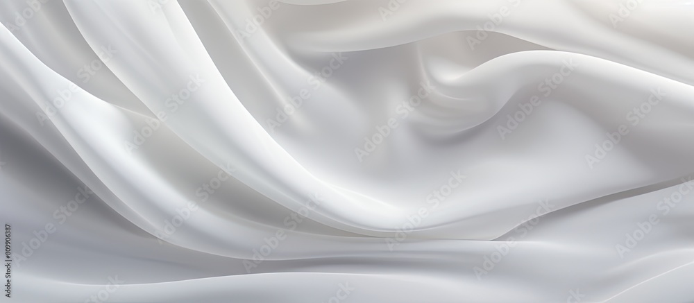 Abstract white cloth background with soft waves ideal for copy space image with bedding sheets Abstract white cloth background with soft waves ideal for copy space image with bedding sheets