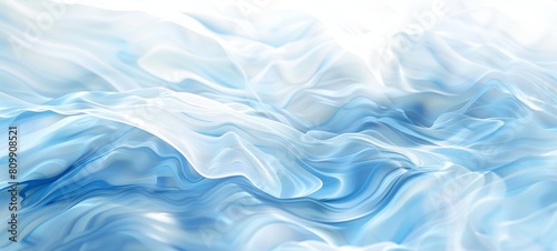 The image is a blue and white abstract painting. It could be used as a background for a website or as a print for fabric.