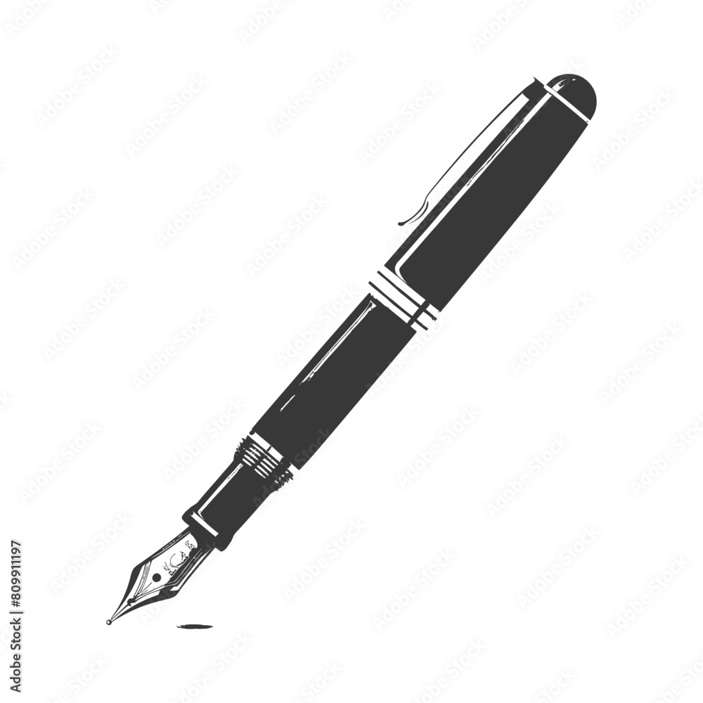 Silhouette fountain pen black color only Silhouette fountain pen black color only