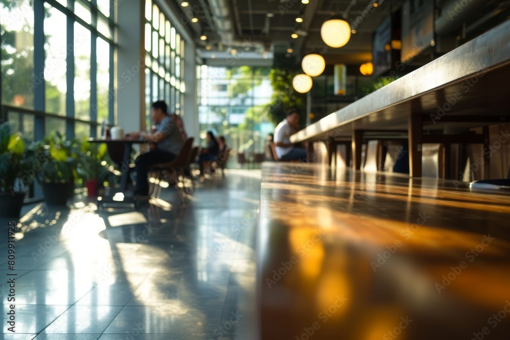  Office bokeh background, Business office with people in casual wear, with blurred bokeh background, A busy business office setting with individuals in casual wear, Ai Generated