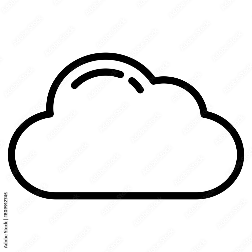 Cloud Icon For Design Element Cloud Icon For Design Element