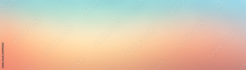 A blurred background with a gradient of light blue at the top and light orange at the bottom.