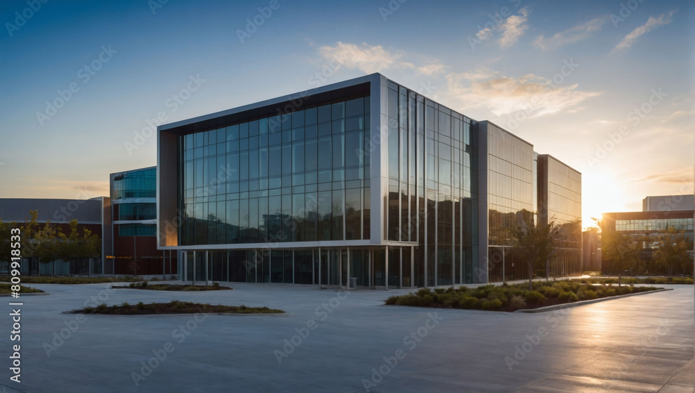Cutting-Edge Research Hub, Modern R&D Building in Commercial Facility