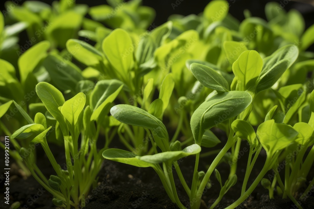 Sunflower shoots. Organic nutrition eco. Generate Ai Sunflower shoots. Organic nutrition eco. Generate Ai