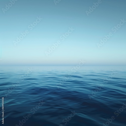 smooth gradient from deep ocean blue to soft sky blue, ideal for a calming office environment or meditation space backdrop