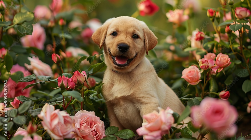 Happy puppy portrait Happy puppy portrait