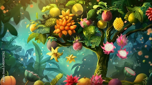 Magical Fruit Bearing Tree ...