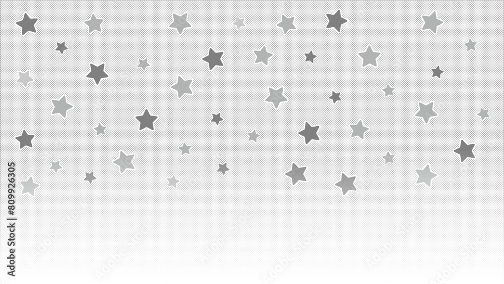 Naklejka premium ときめきスクリーントーン/星