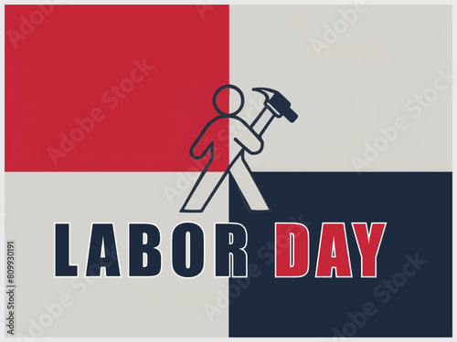 Craft a standout labor day visual with bold typography and impactful imagery