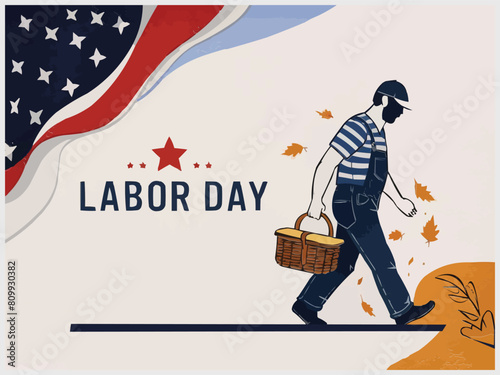 Craft a standout labor day visual with bold typography and impactful imagery