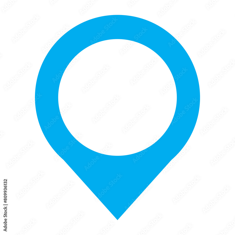 GPS map location icon