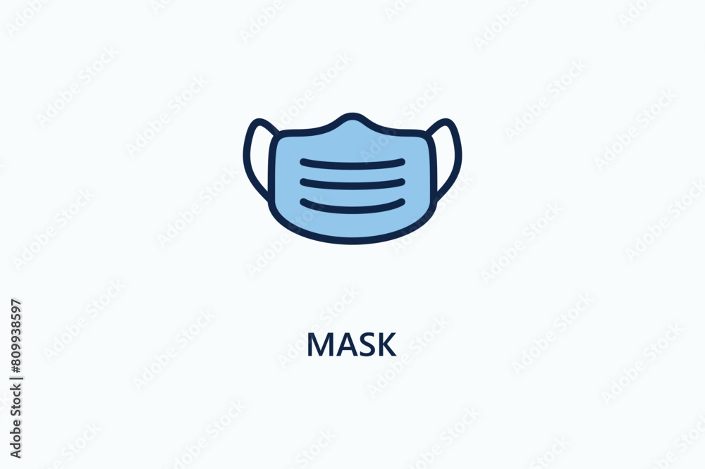 Mask Vector Icon Or Logo Illustration Mask Vector Icon Or Logo Illustration