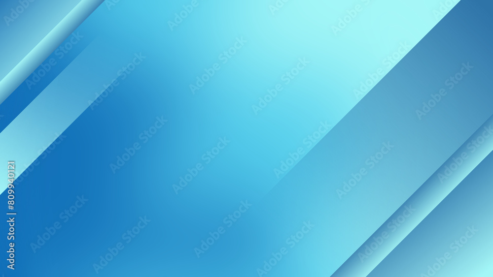 Blue gradient background illustration. Abstract geometric shapes gradient