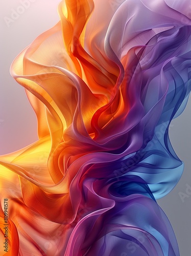 Colorful abstract waves background design