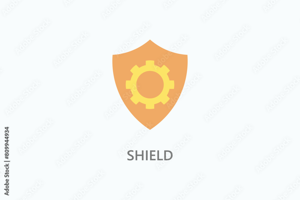 Shield Vector Icon Or Logo Illustration Shield Vector Icon Or Logo Illustration