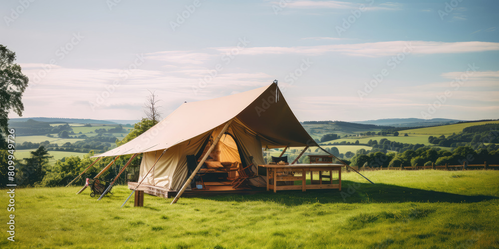 Luxury Glamping Experience in Idyllic Countryside