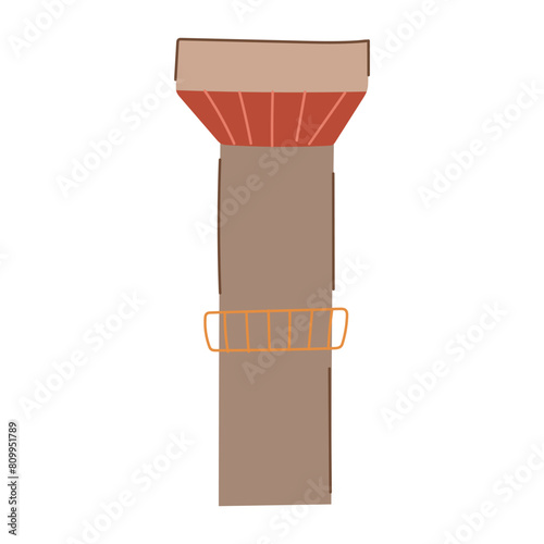 reserve water tower cartoon. metal building, construction industry, hydro plumbing reserve water tower sign. isolated symbol vector illustration