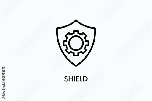 Free Download Shield Vector Icon Or Logo Illustration - GFXLoad
